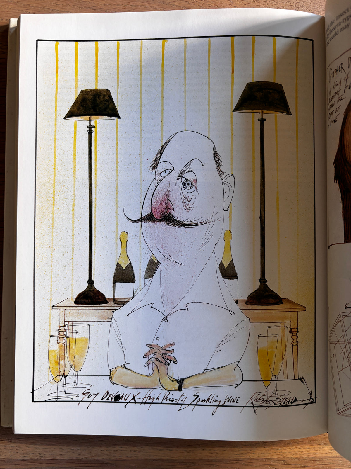 Ralph Steadman Signed THE GRAPES OF RALPH 1st 1992 DJ ILLUSTRATED Wine