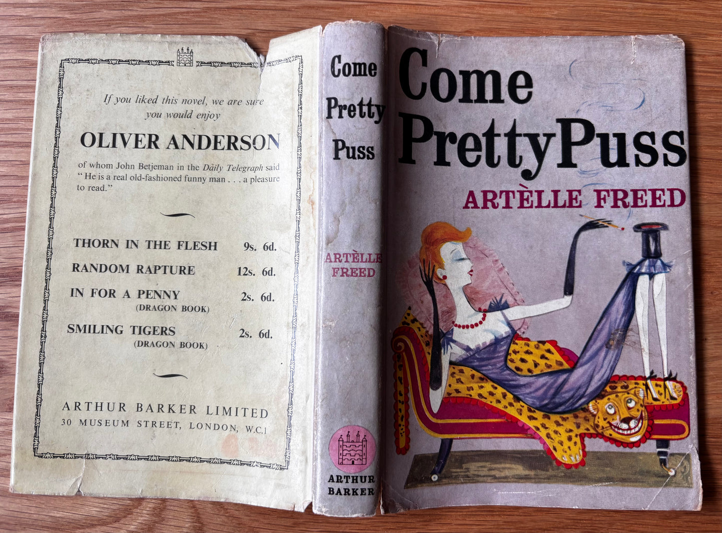 Betty Swanwick COME PRETTY PUSS Artelle Freed 1959 DJ Arthur Barker
