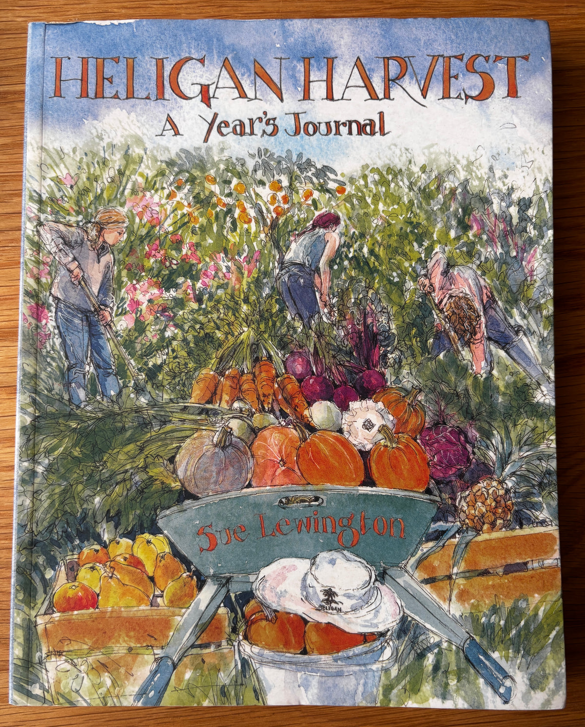 Sue Lewington HELIGAN HARVEST 2003 PB Illustrated CORNWALL ART